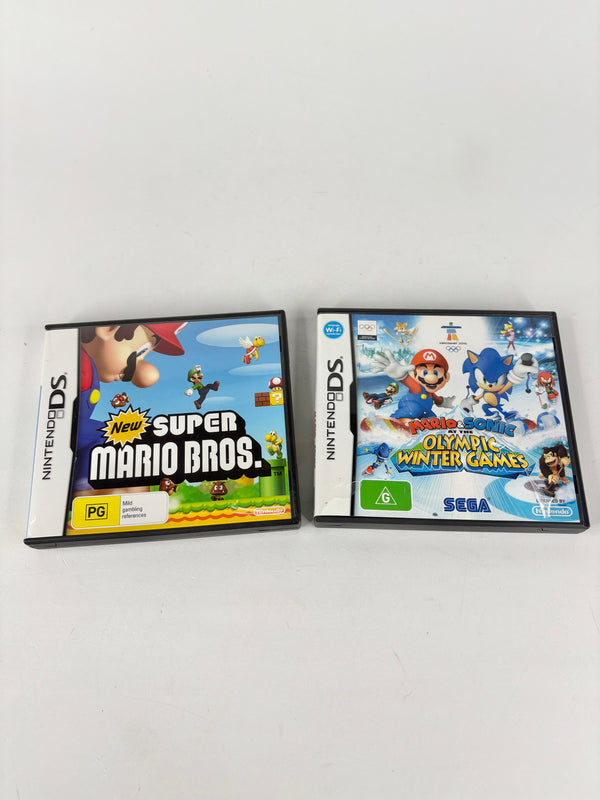 Pair of Nintendo DS Mario Games