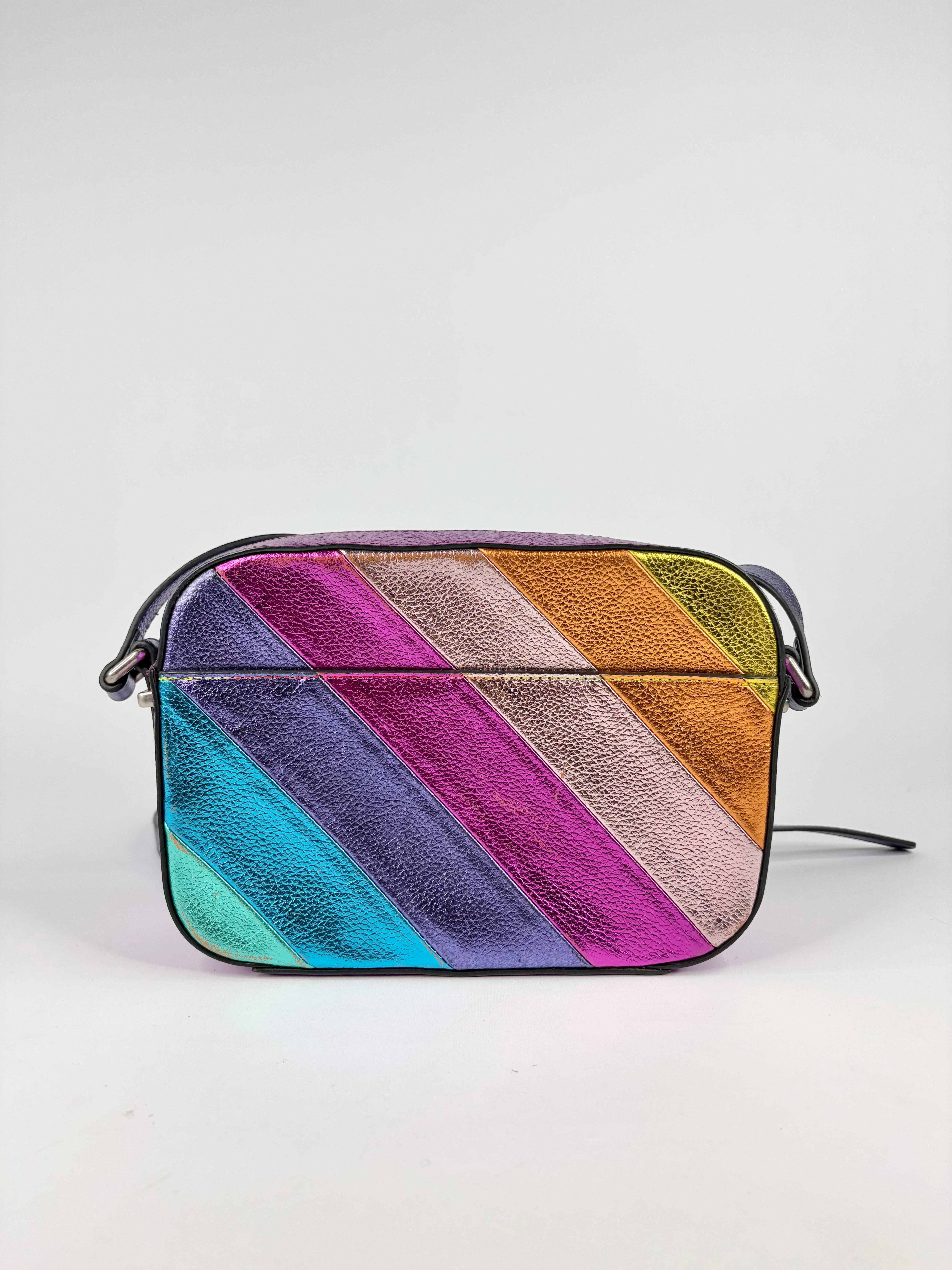 Kurt Geiger Metallic Rainbow 'Kensington Camera' Bag
