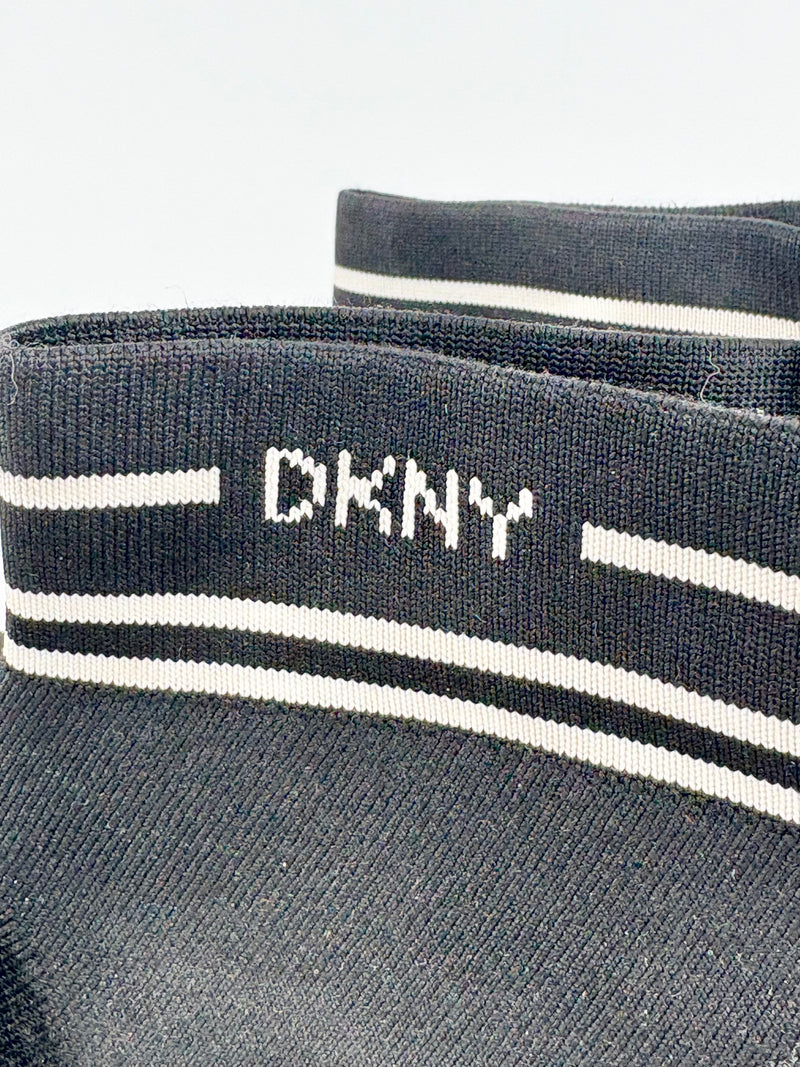 DKNY Black 'Marini' Knit Sneakers - EU40