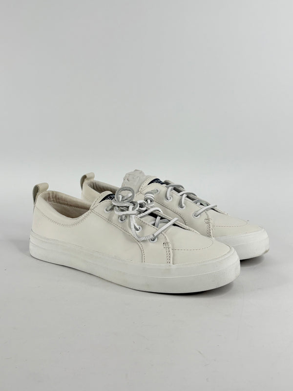 Sperry White Leather Crest Vibe Sneakers - EU40
