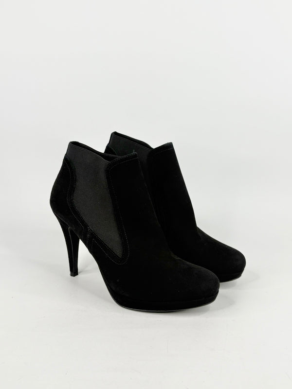 Karen Millen Black Suede Ankle Boots - EU40