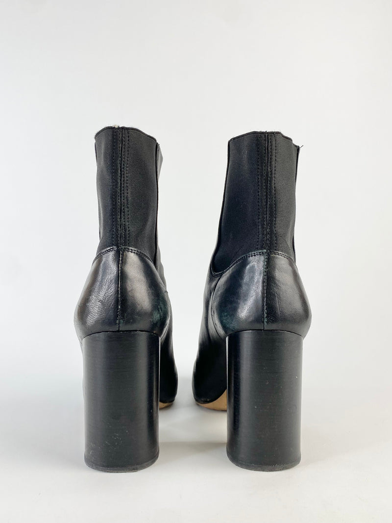 Rag & Bone Sleek Black Ankle Boots - EU38.5