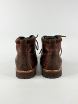 Rockport Dark Brown Leather Lace-Up Ankle Boots - EU45