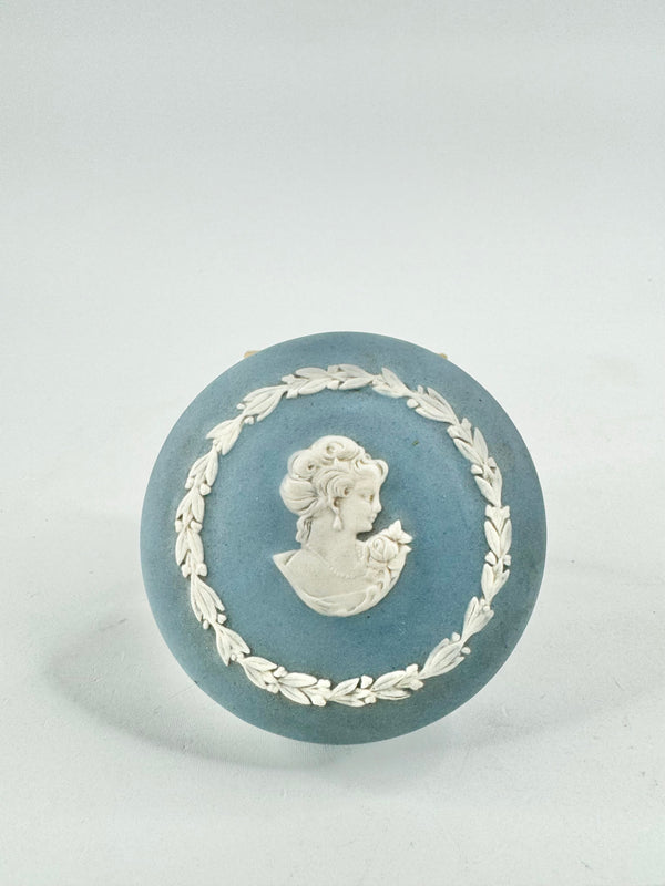 Blue Jasperware Trinket Box