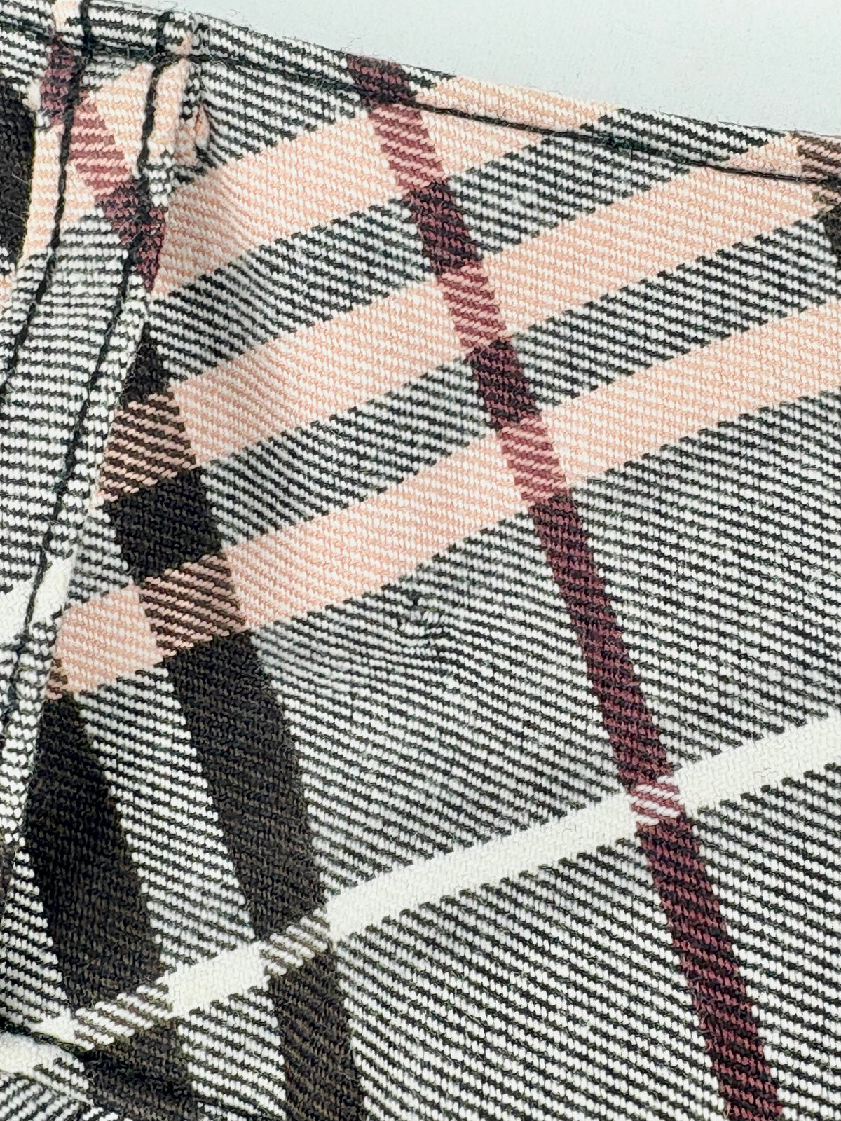 Burberry London Blue Label Multicolour Check Pleated Skirt - AU8