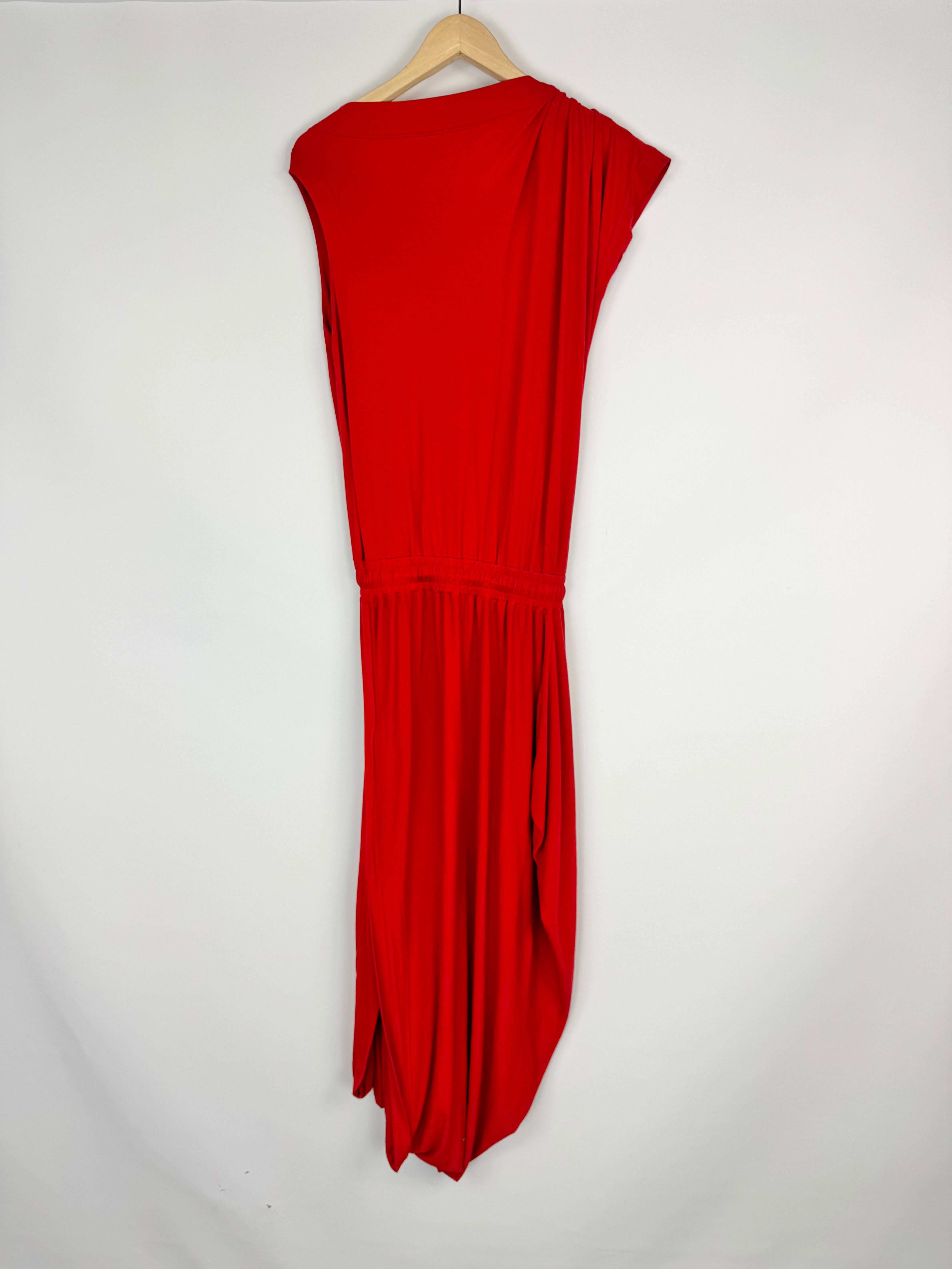 Vivienne Westwood Anglomania Red Asymmetric Dress - AU8