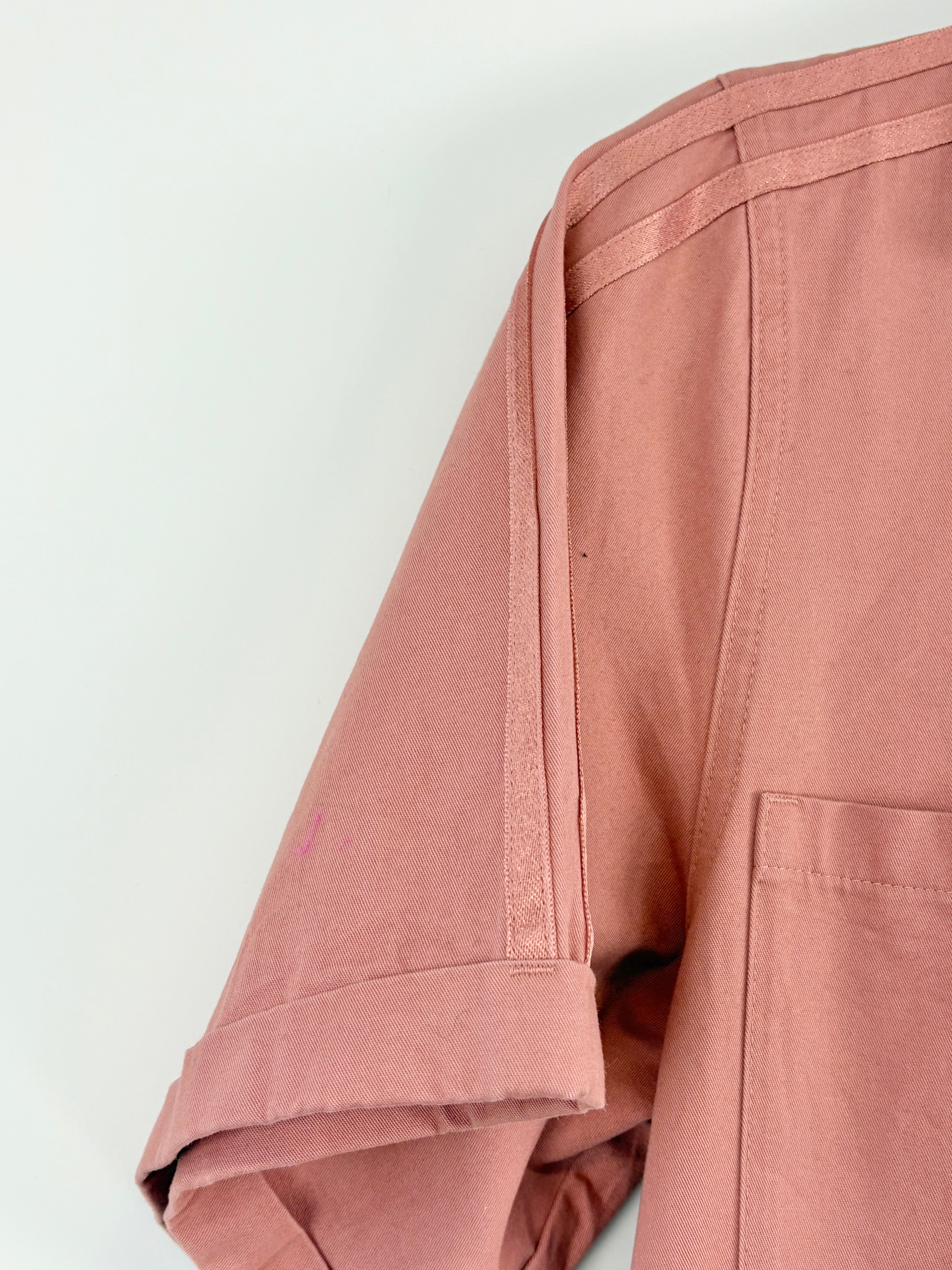 Adidas Pink Trefoil-Logo Jumpsuit - AU8