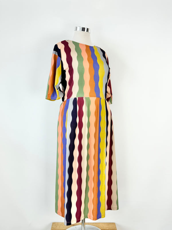 Jocomomola Retro Patterned Maxi Dress - AU12