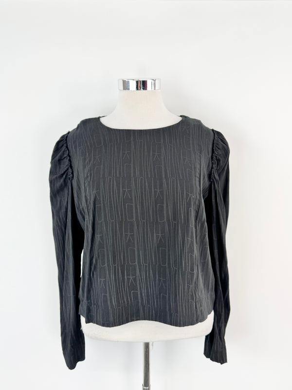 Nom*d Black Long Sleeve Blouse - AU12