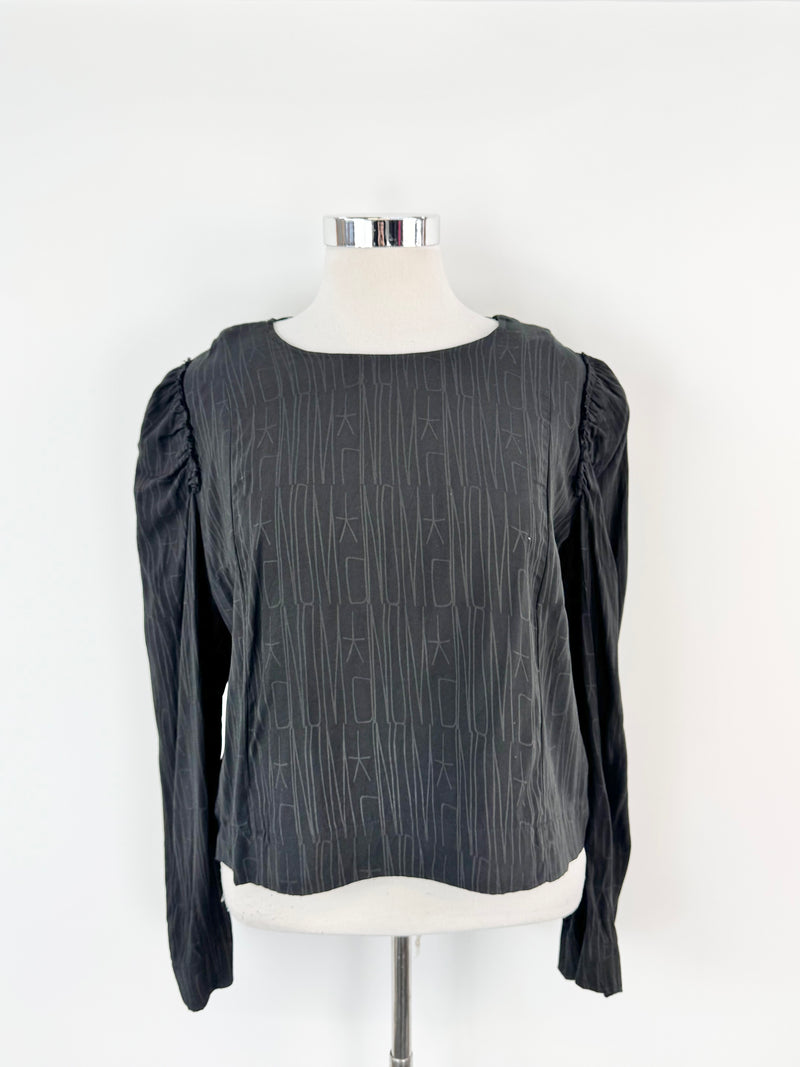 Nom*d Black Long Sleeve Blouse - AU12