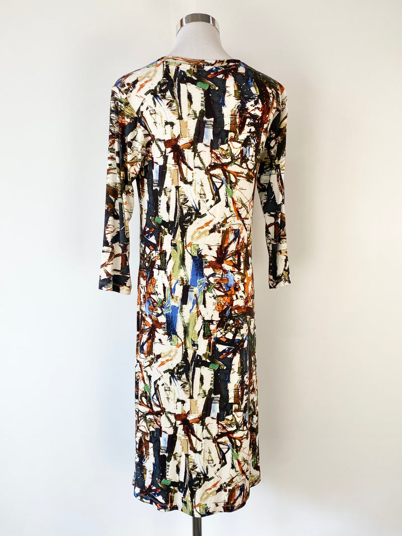 Samantha Sung Abstract Pattern Dress - AU8