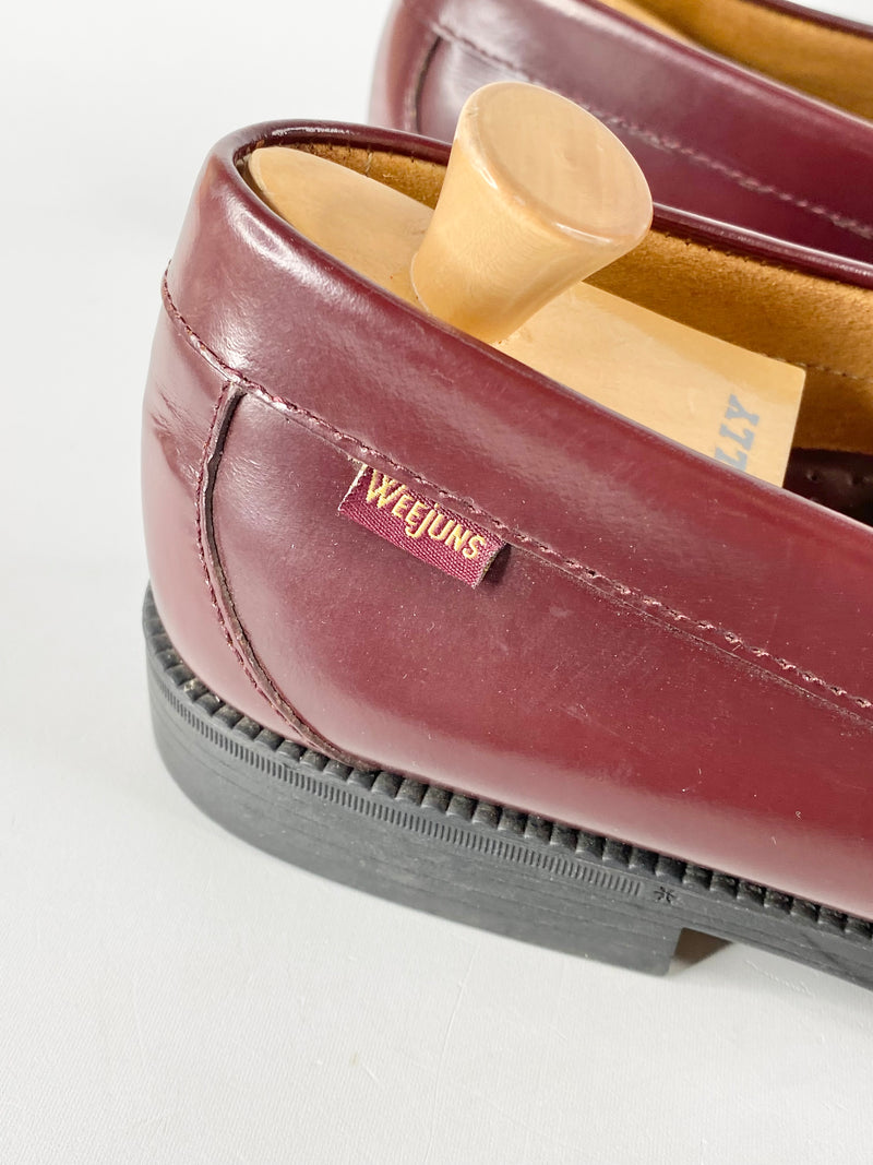 Weejuns Burgundy Penny Loafers - EU46