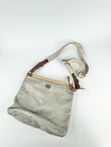 Fossil Woven Cross Body Bag