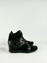 Y-3 Black Sukita Wedge Sneakers - EU39