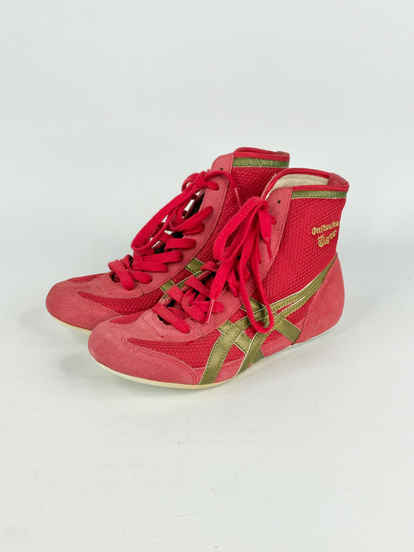 ASICS Onitsuka Tiger Red Wrestling Sneakers - EU35