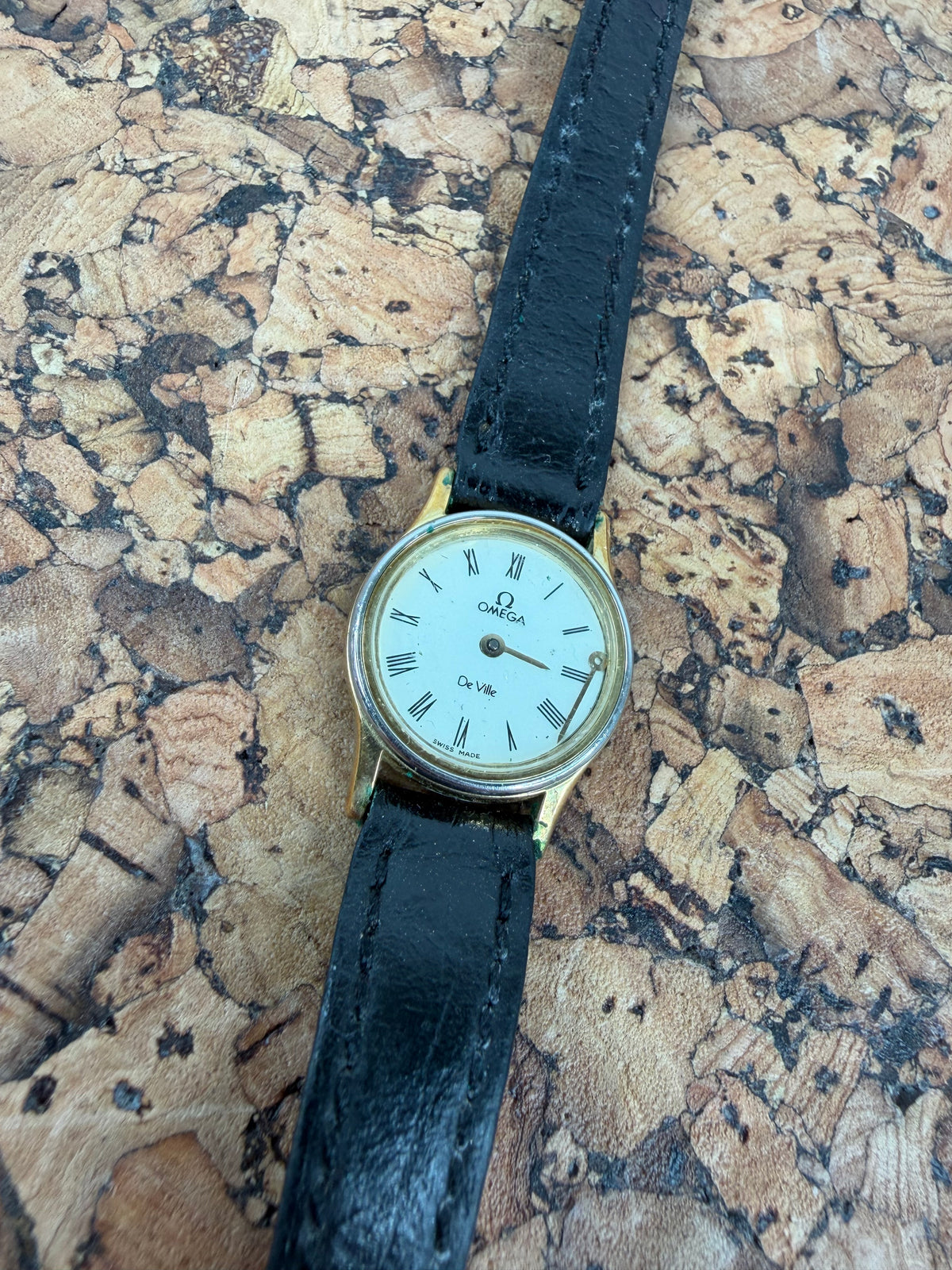 Vintage 1980s Omega De Ville Wristwatch