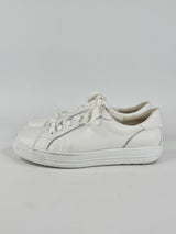 Paul Green White Leather Embellished Supersoft Sneakers - EU41.5