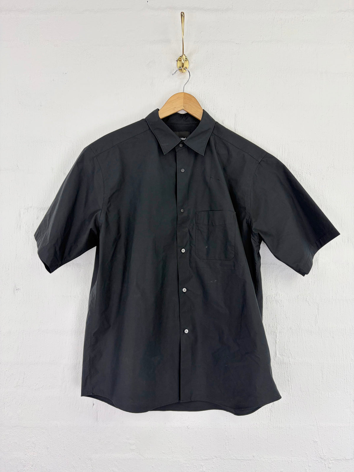 Goldwin Black Short Sleeve Technical Shirt - L
