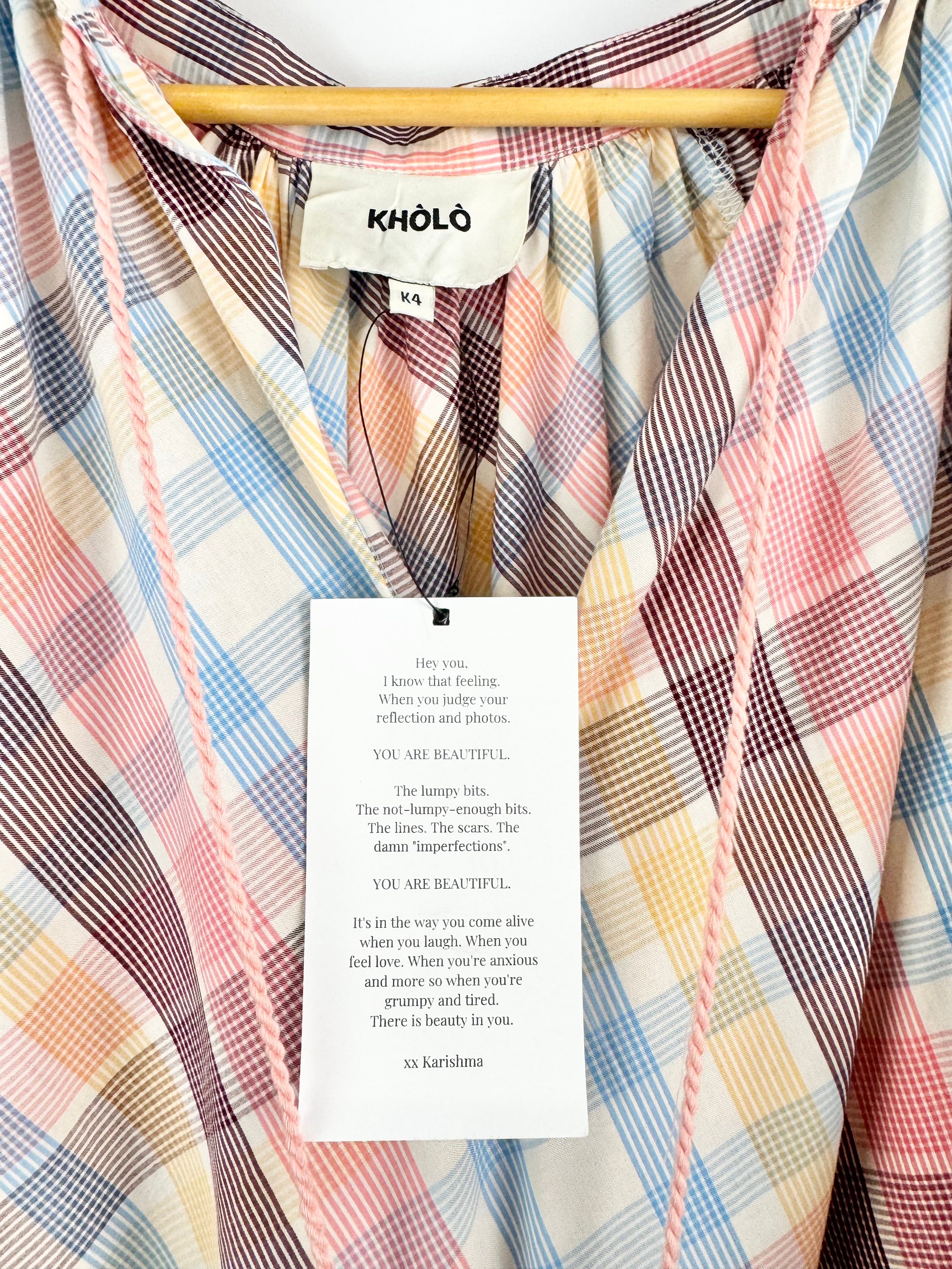 Kholo Multicolour Criss-Cross Banjara Dress NWT - AU20/22