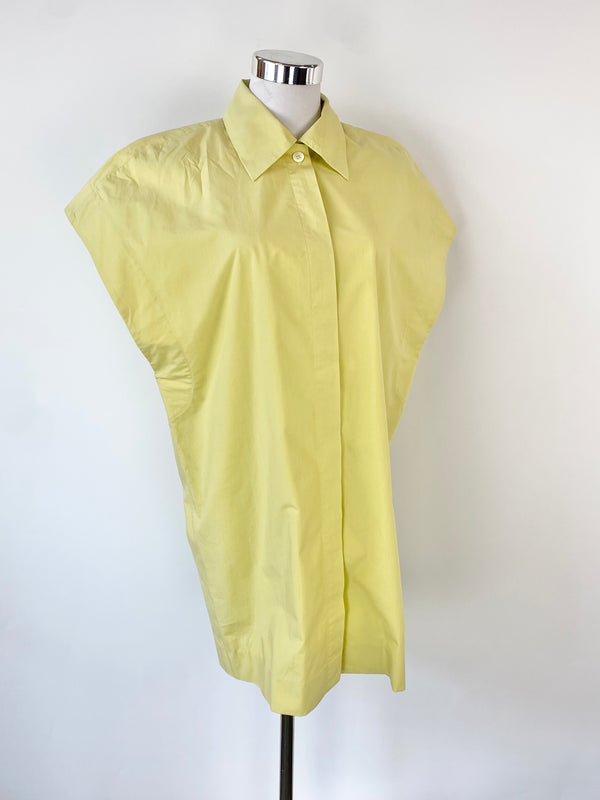 Dries van Noten Canary Yellow Cotton Tunic - AU10