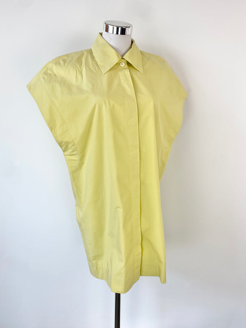 Dries van Noten Canary Yellow Cotton Tunic - AU10