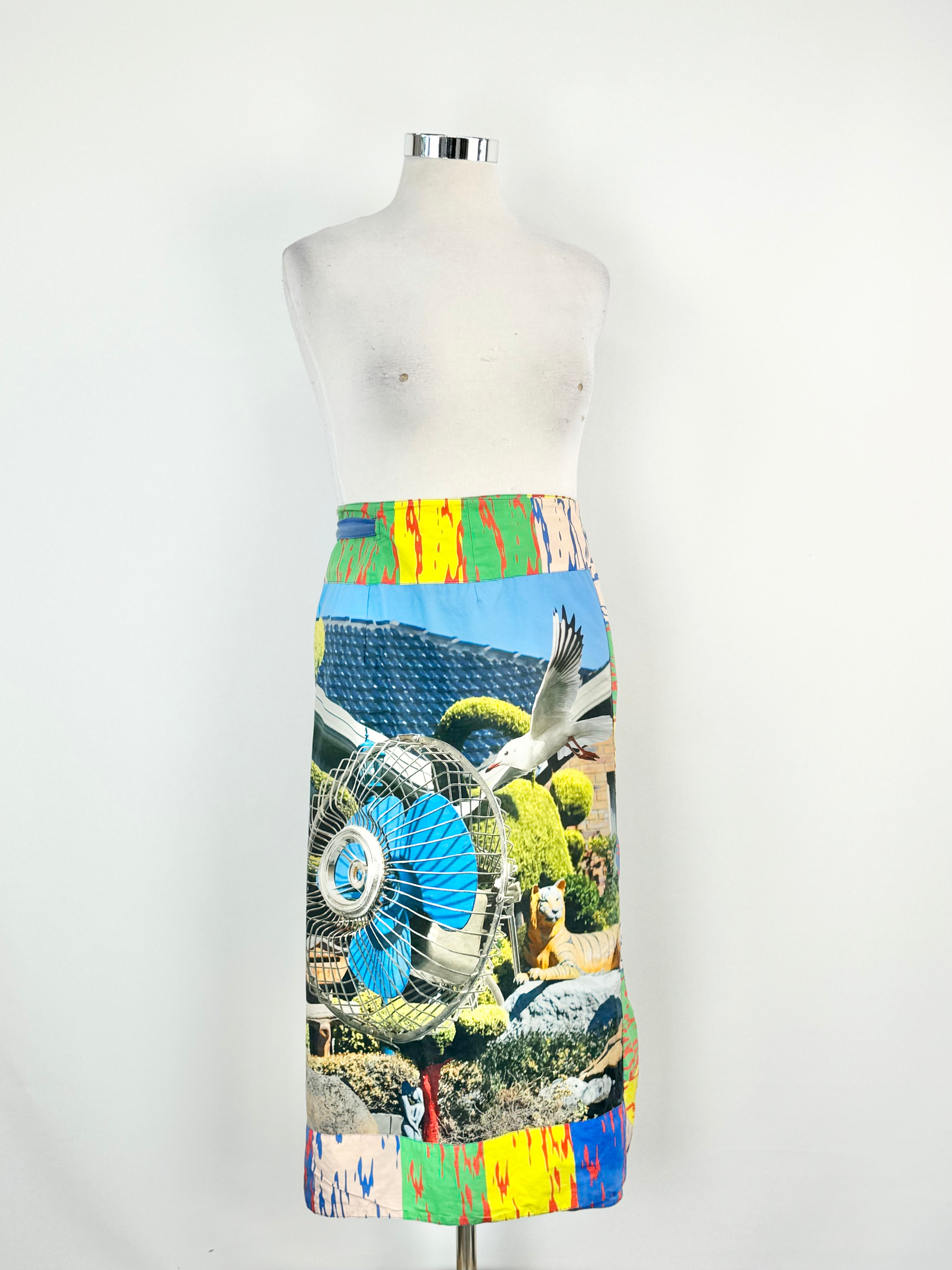 Verner Handsome Seagull Sarong Style Skirt - AU10/12