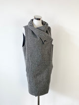 Ella Sanderson Grey Cashmere Blend Vest NWT - AU6/8