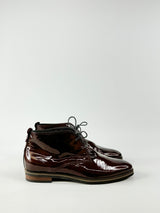 Bosari Burgundy Patent Lace UPS