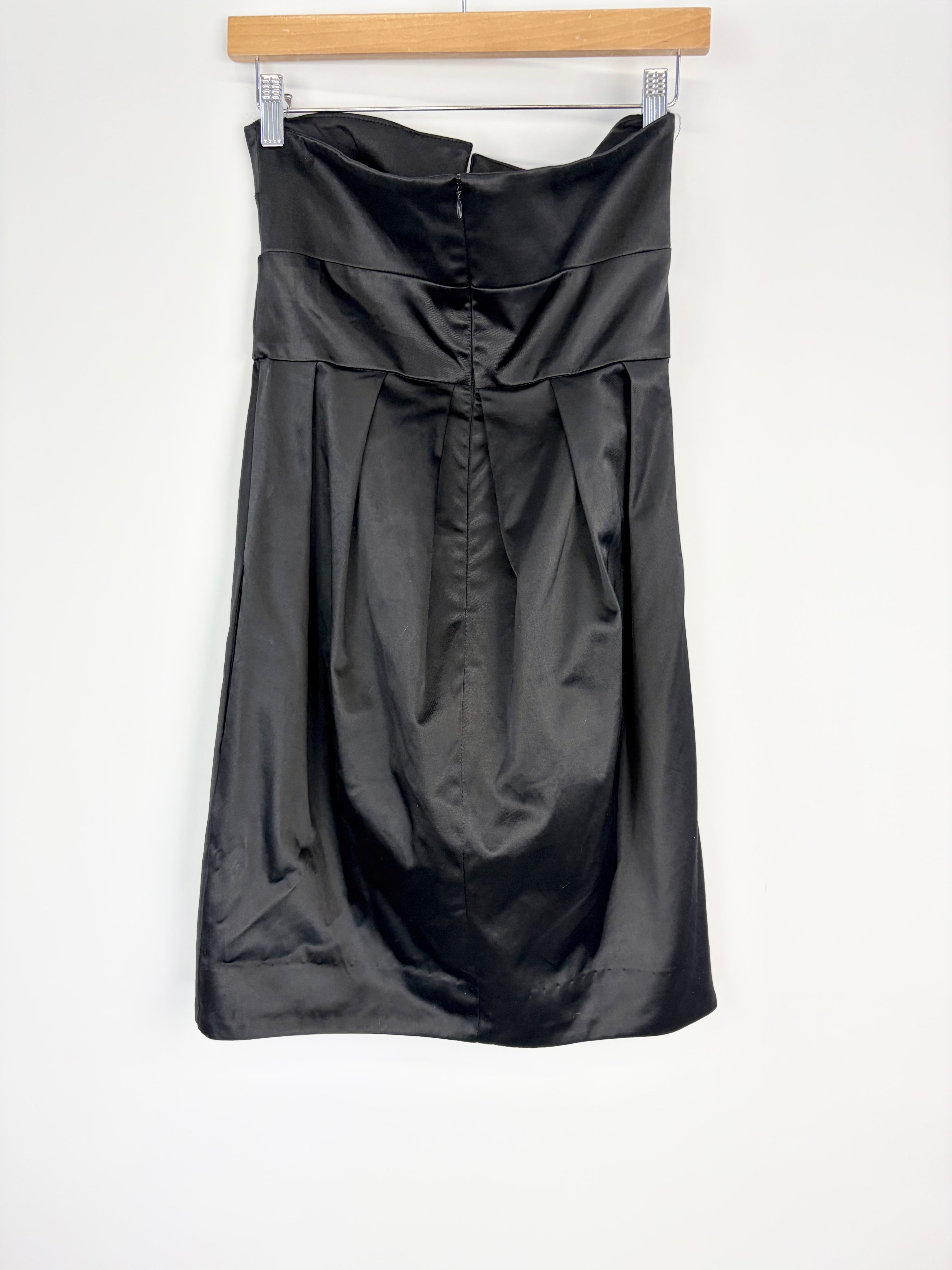 Zimmermann Black Strapless Midi Dress - AU8/10