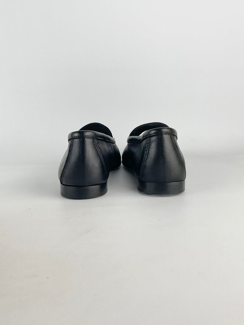Milano Black Leather Loafers - EU37