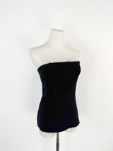 Christopher Esber Black Sleeveless Bustier - AU8