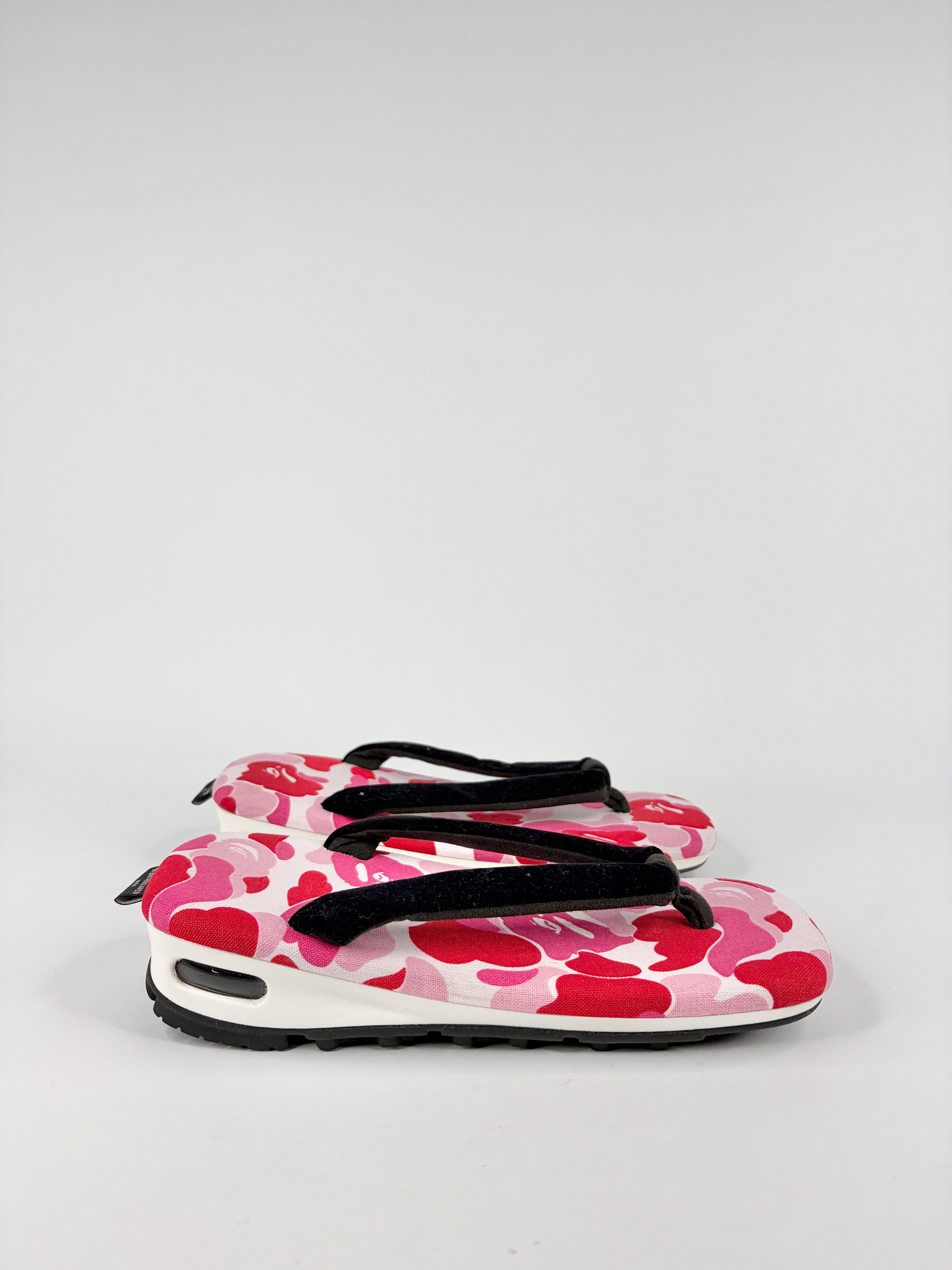 A Bathing Ape Pink Camo Thongs