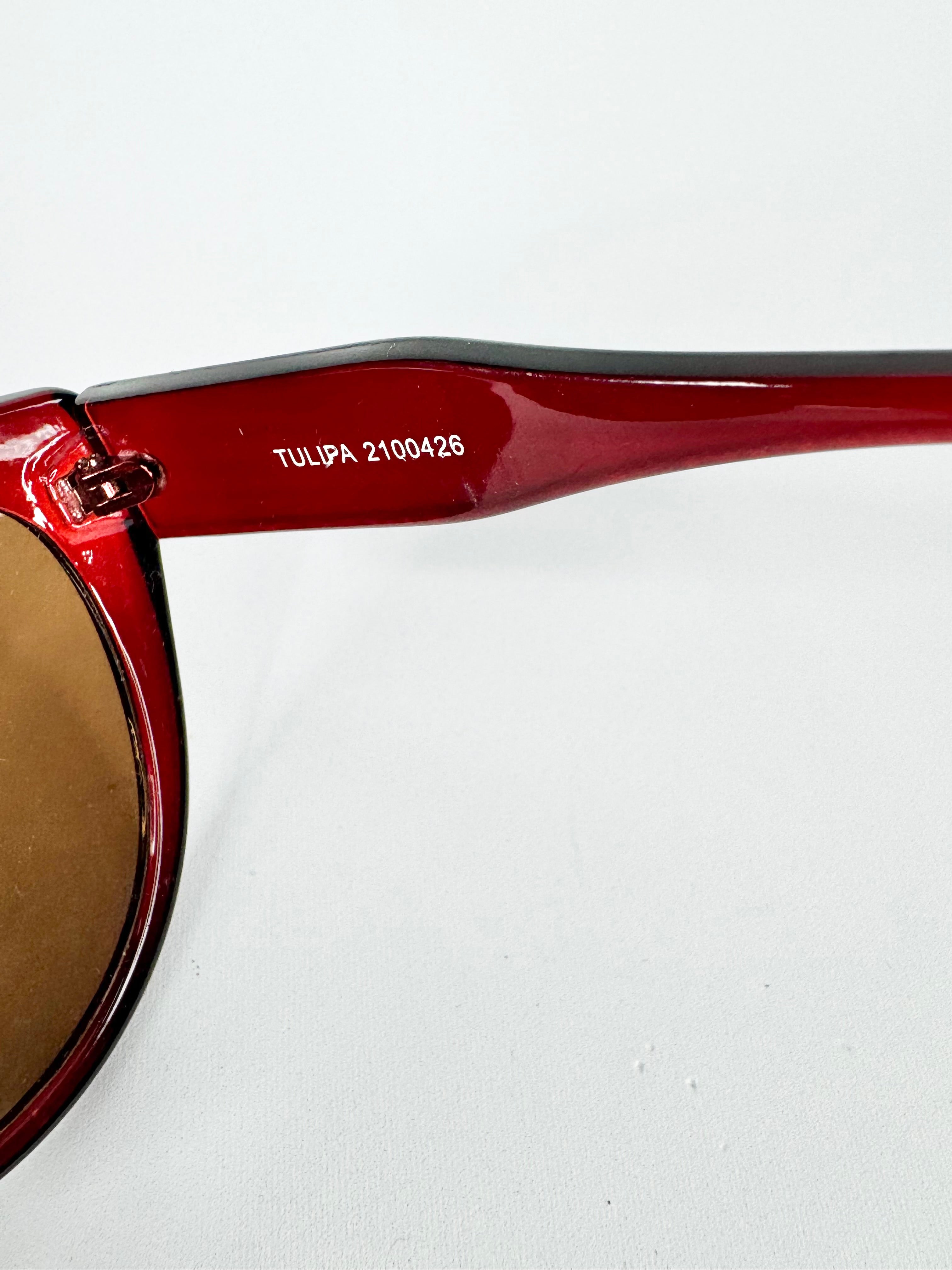 Fiorelli Dark Red Cat Eye Sunglasses