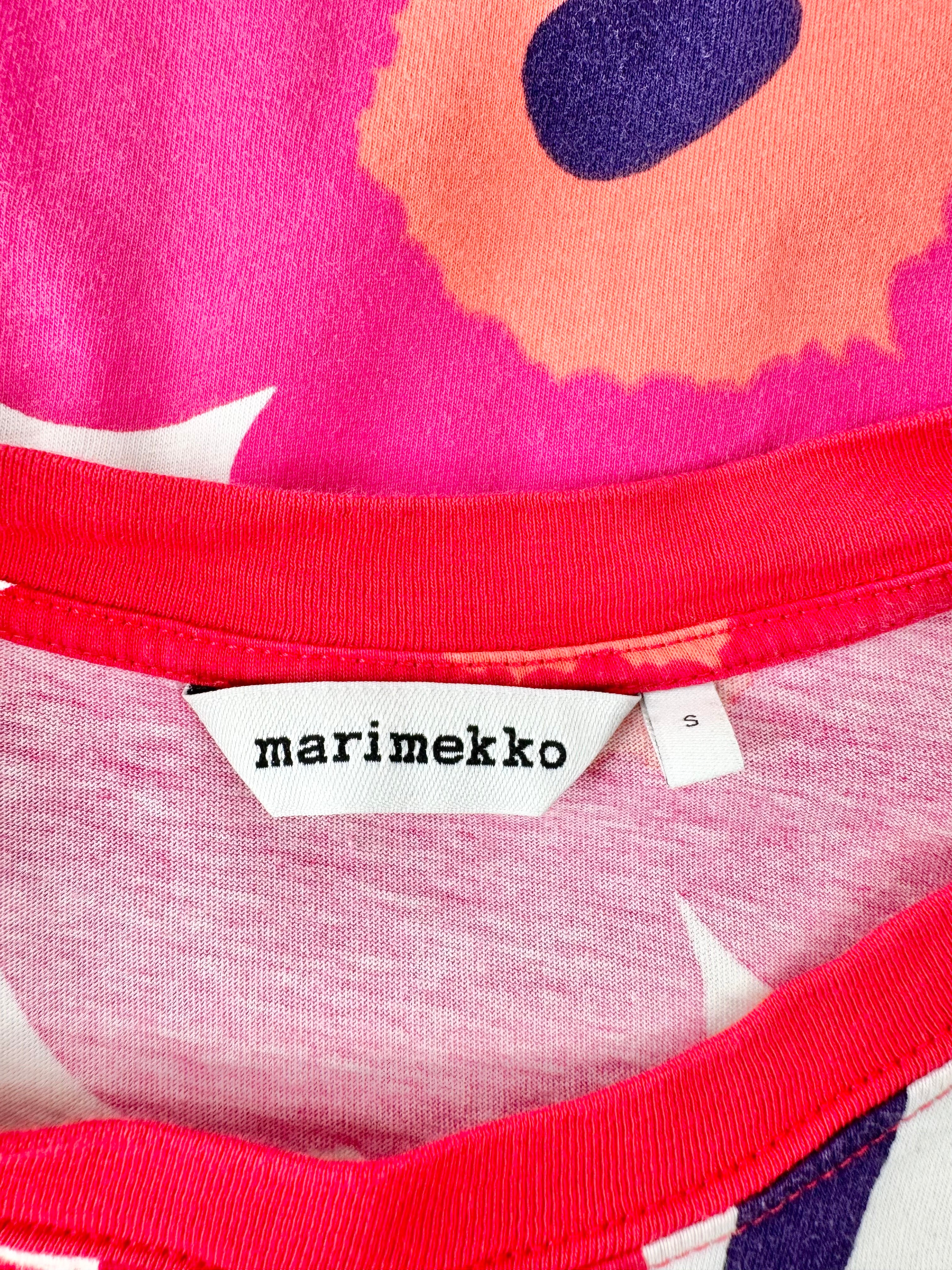 Marimekko Unikko Poppy Pattern T-Shirt - AU8/10