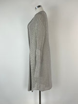 Transit Par-Such Stone Grey Crochet Cardigan - AU10