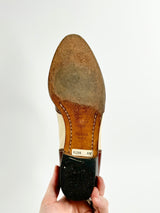 Vintage Prada Cream & Tan Loafers - EU38.5
