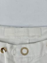 Dion Lee White Twill Parachute-Style Pants - AU6/8