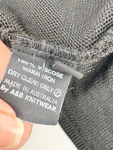 T.L. Wood by Teresa Liano Black Sheer Cardigan - AU8
