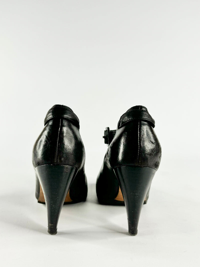 Vintage Marni Sleek Black Mary Janes - EU37