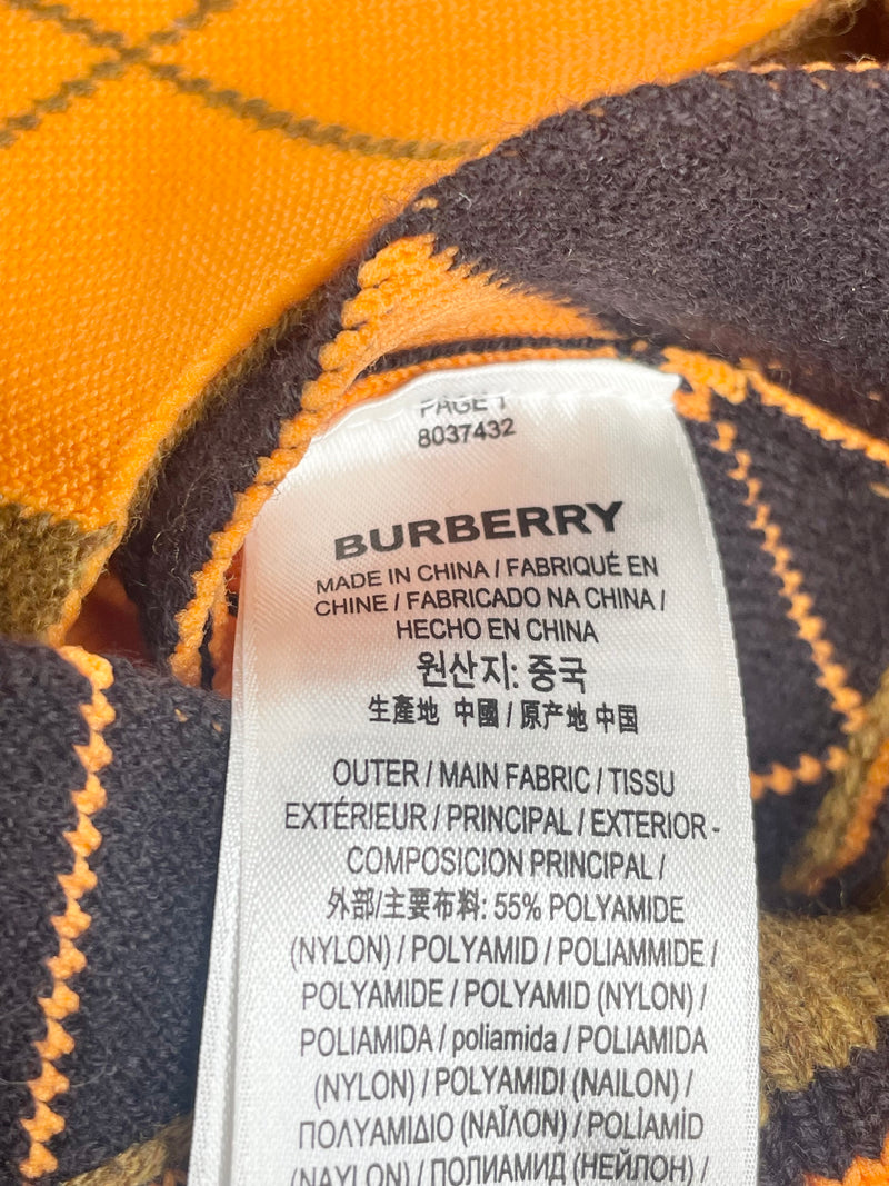 Burberry Mackenzie Argyle Wool-Blend Sweater Vest - AU8/10