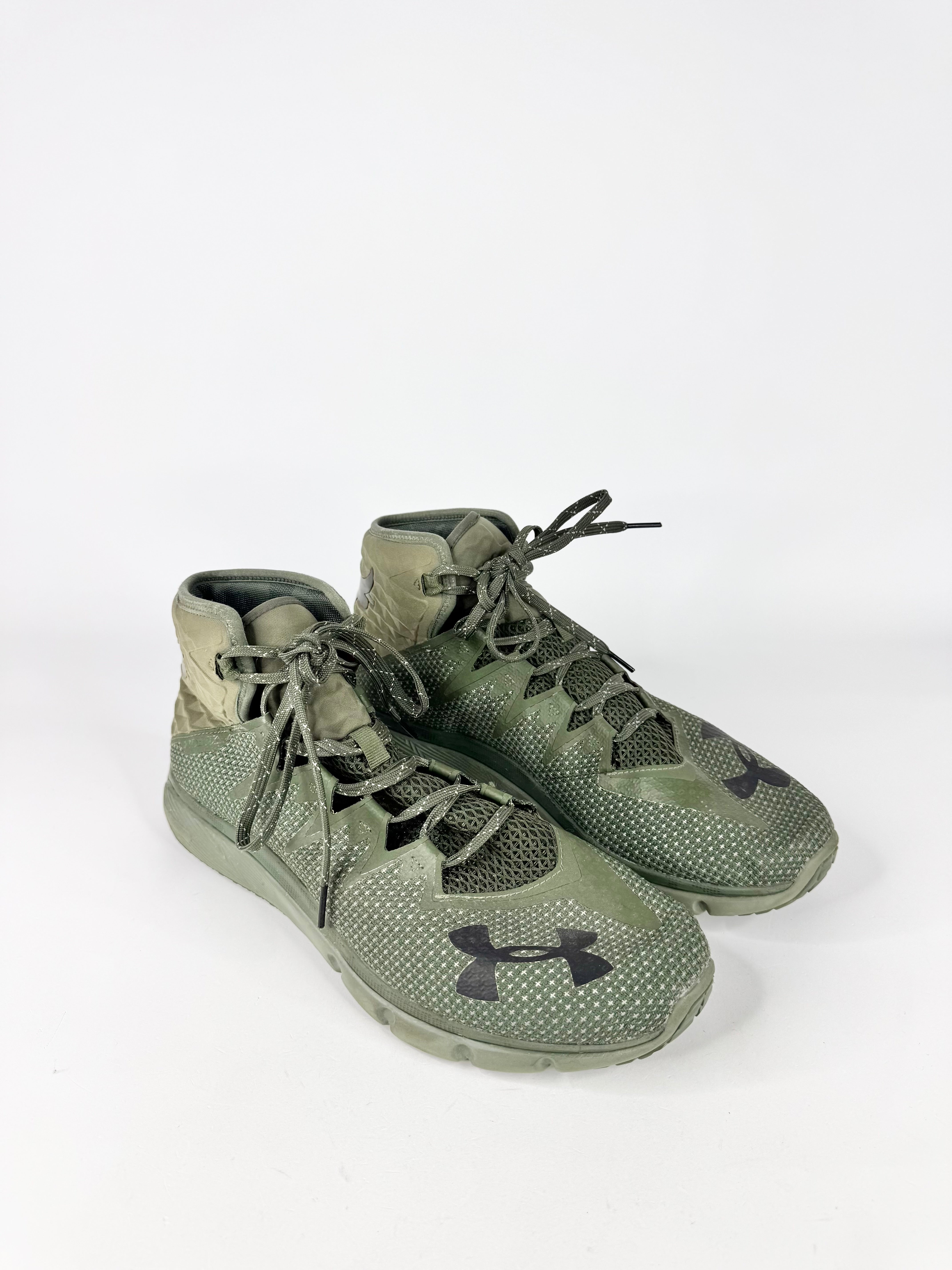 Under Armour 'Project Rock Delta' Khaki High Top Sneakers - EU46