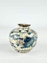 Antique Stoneware Hand Painted Jarlet