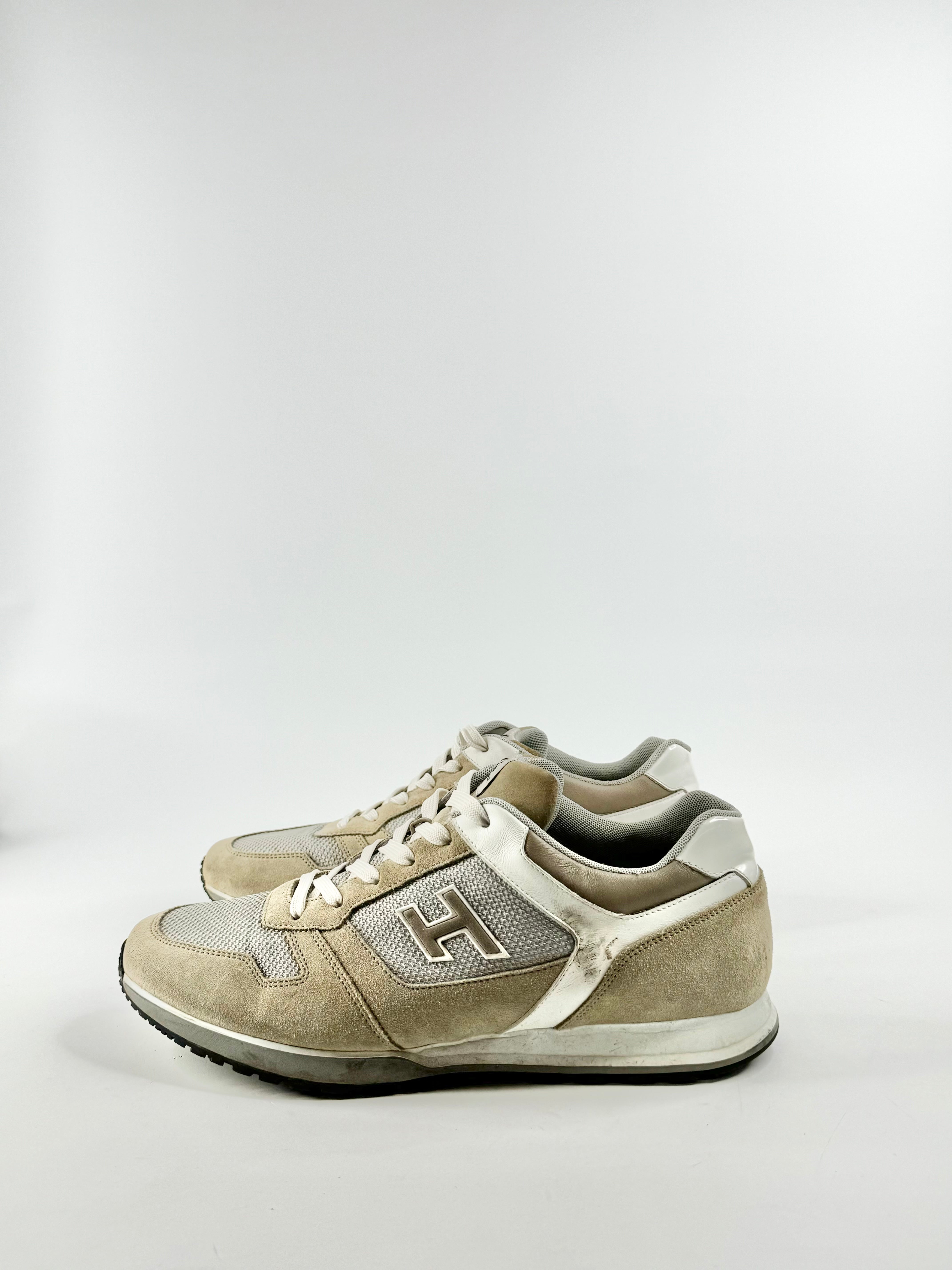 Hogan Sandy Suede & Mesh Sneakers - US10.5