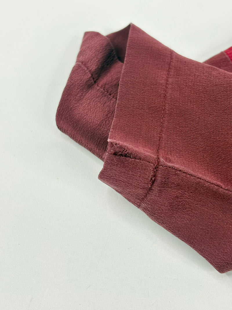 Manolo Triple-Toned Pink Silk Top - AU8/10