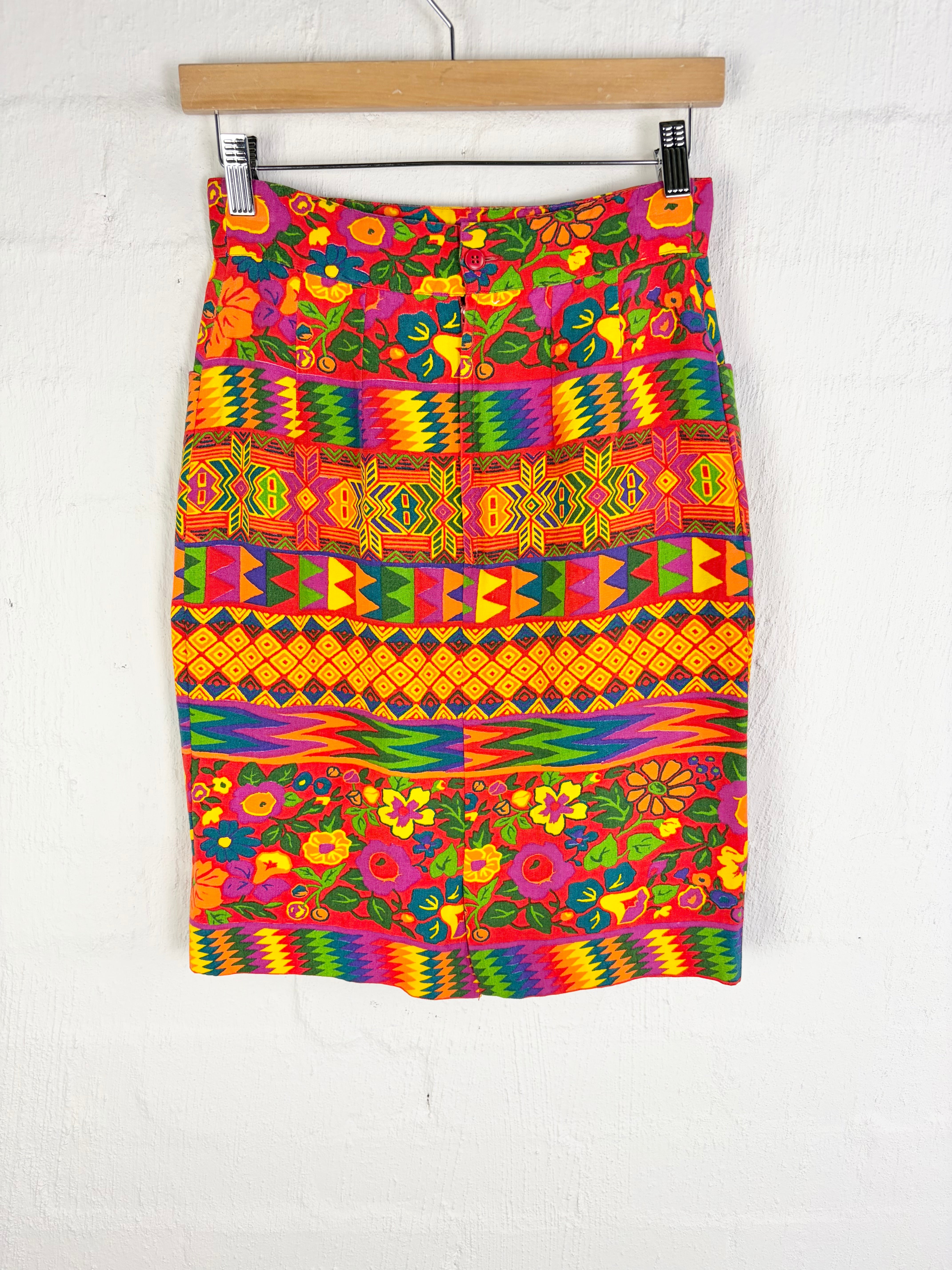 Kenzo Statement Patterned Skirt - AU8/10