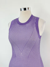 Sass & Bide Lilac 'Sugar Pill' Knit Tank Dress - AU10/12
