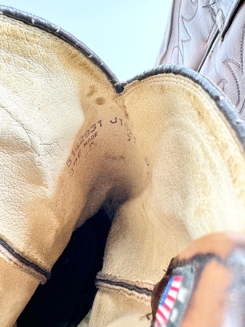 Vintage Dan Post Cowboy Boots - 7