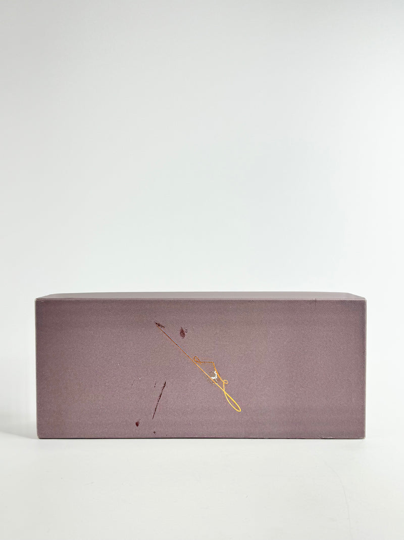 Michael Tepersen Ivory Satin Clutch