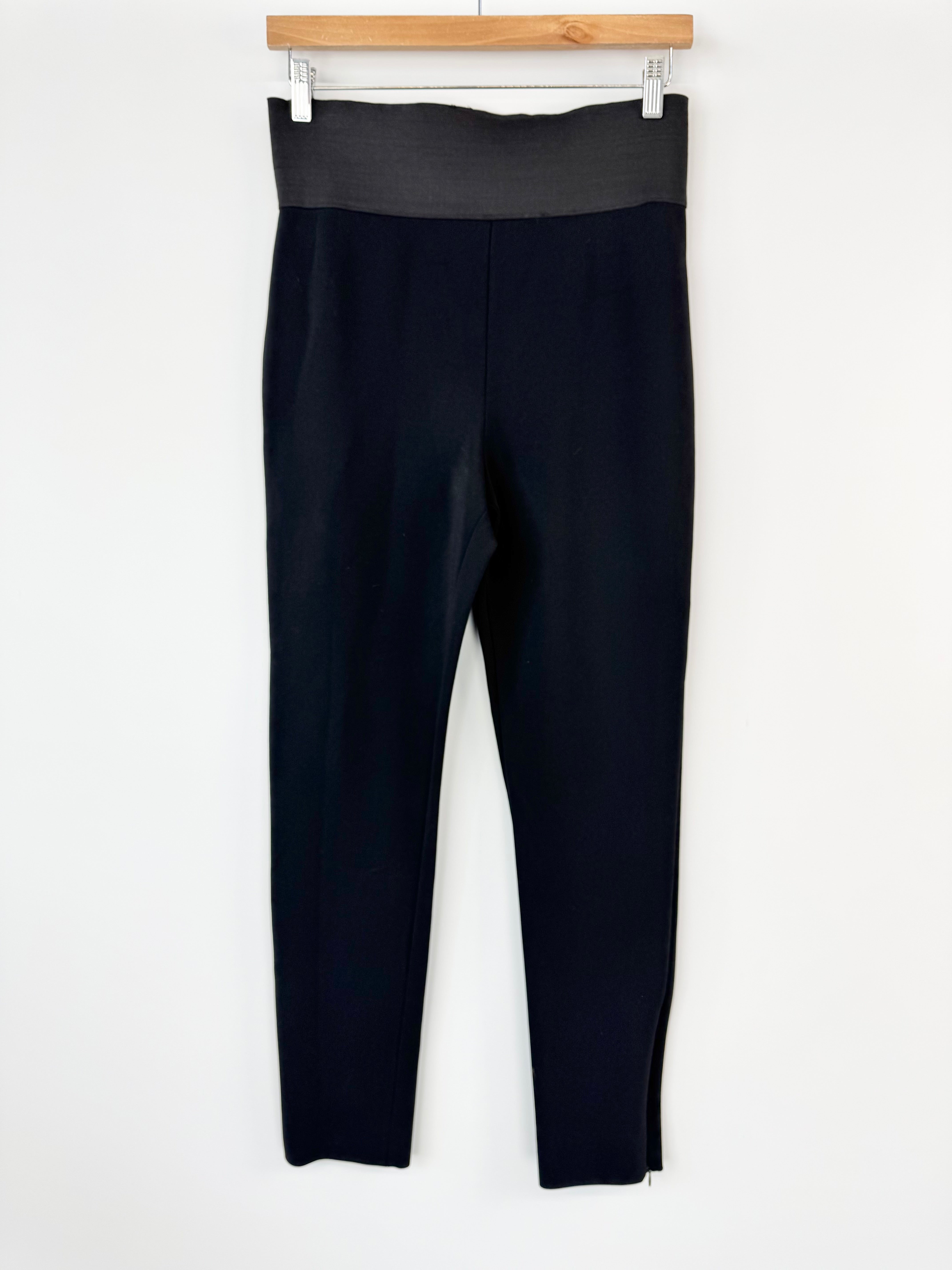 Coach Black Satin Shine Slacks - AU8