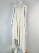 Hugo Boss White Crepe Off-Shoulder 'Deillora' Gown - AU8